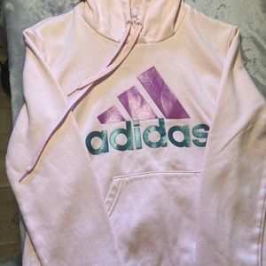 Adidas pink hoodie